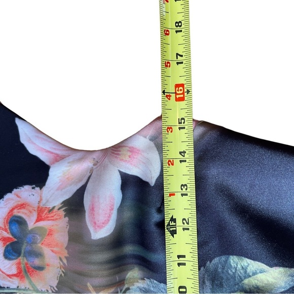 Ted Baker Opulent Bloom Body Con Sleeveless Dress EUC - Picture 9 of 15